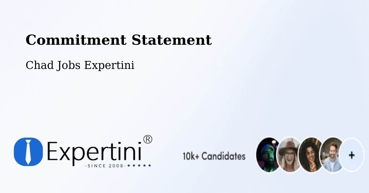 Corporate Commitment – Moundou - Chad Jobs Expertini